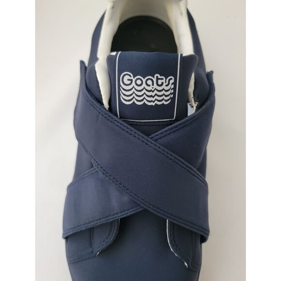 GOATS 717 Navy Blue Adjustable Crisscross Fabric Sneakers Shoes Men's Size 11 - Picture 6 of 8